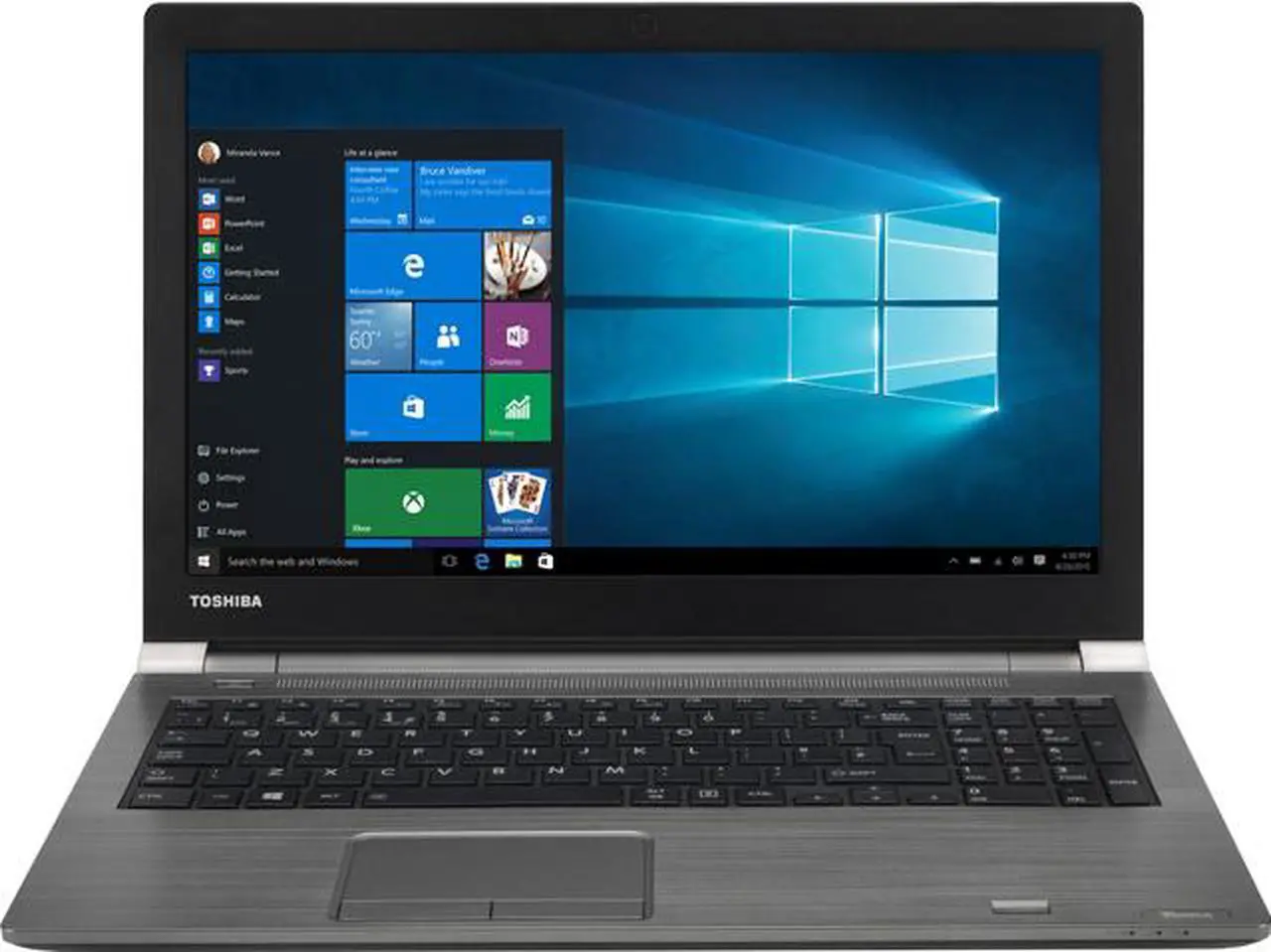 Main image of TOSHIBA Laptop Tecra A50-E Intel Core i7-8550U 8GB Memory 256 GB SSD Intel UHD Graphics 620 15.6" Non-Touch Screen Windows 10 Pro 64-Bit PS595U-1P401K