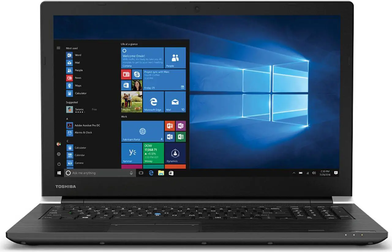 Alt view image 2 of 4 - TOSHIBA Laptop Tecra A50-F Intel Celeron 4205U 4GB Memory 128 GB SSD Intel UHD Graphics 15.6" Non-Touch Screen Windows 10 Pro Education PT5B1U-0RC01L