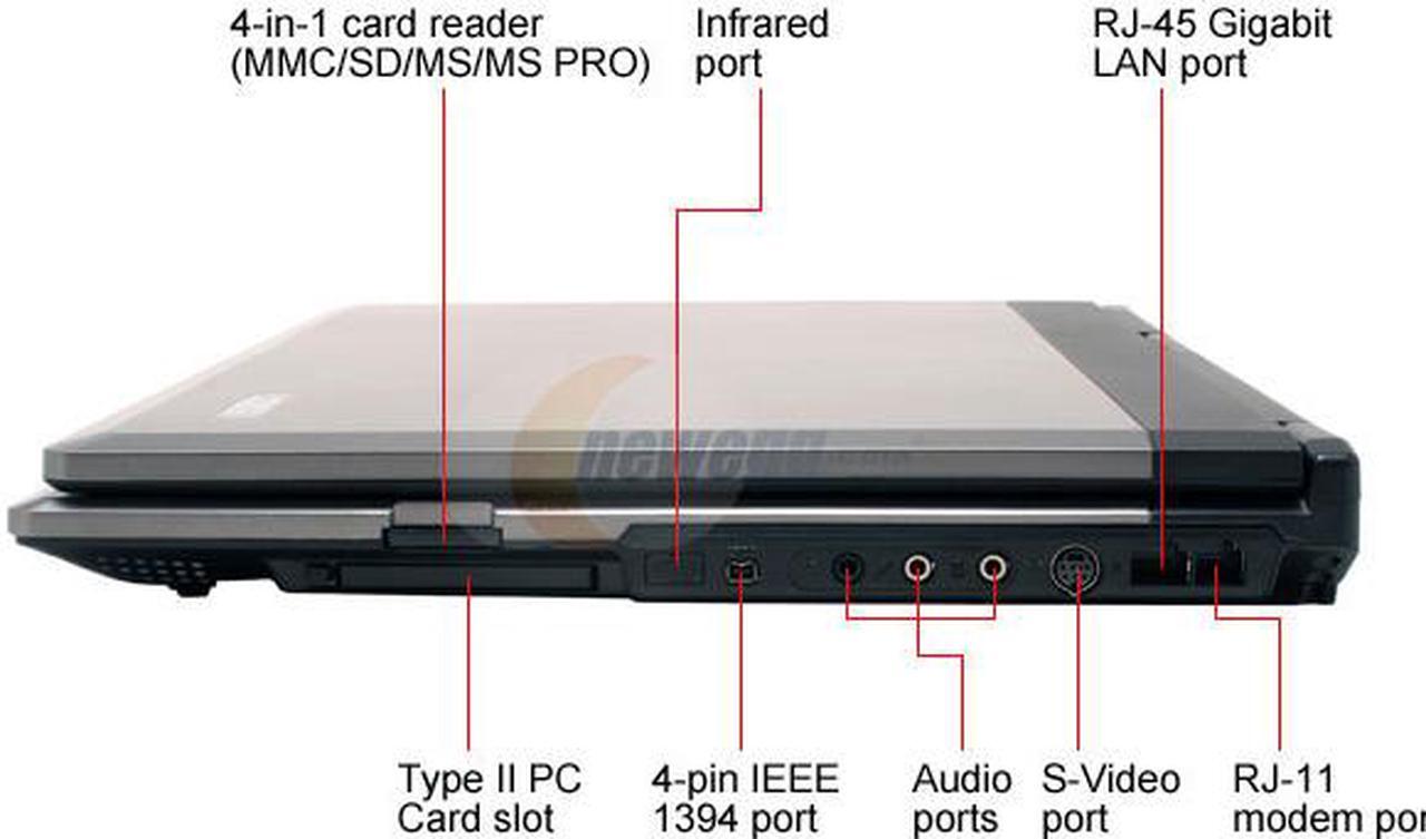 Alt view image 9 of 17 - ASUS Laptop Intel Pentium M 750 1GB Memory 100GB HDD ATI Mobility Radeon X700 15.4" Windows XP Home A6V