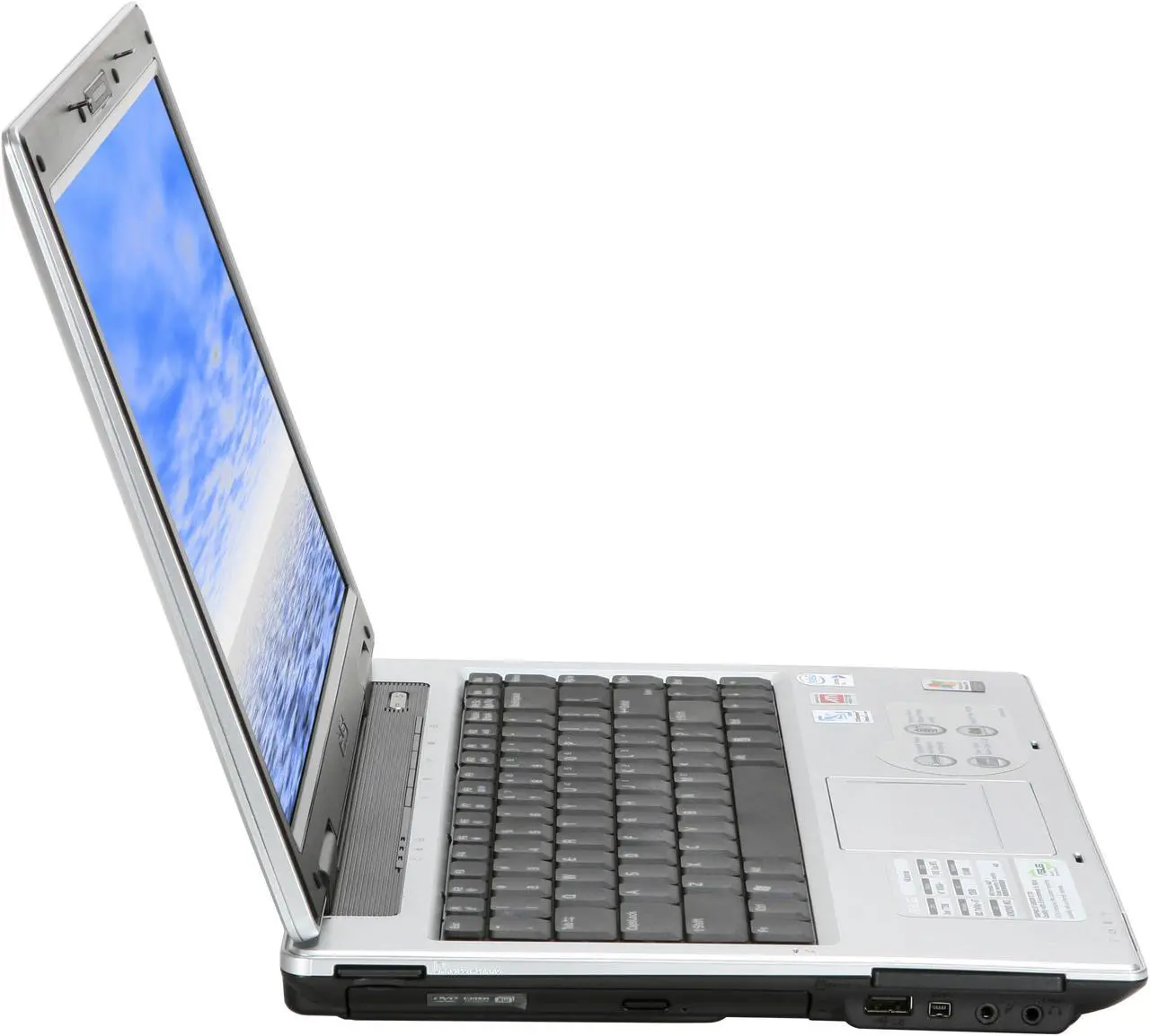 Alt view image 6 of 15 - ASUS Laptop A8 Series Intel Core 2 Duo T7200 1GB Memory 120GB HDD ATI Mobility Radeon X1700 14.0" Windows XP Media Center A8JP-4S029M
