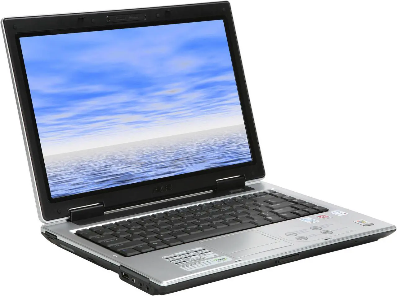 Alt view image 7 of 15 - ASUS Laptop A8 Series Intel Core 2 Duo T7200 1GB Memory 120GB HDD ATI Mobility Radeon X1700 14.0" Windows XP Media Center A8JP-4S029M