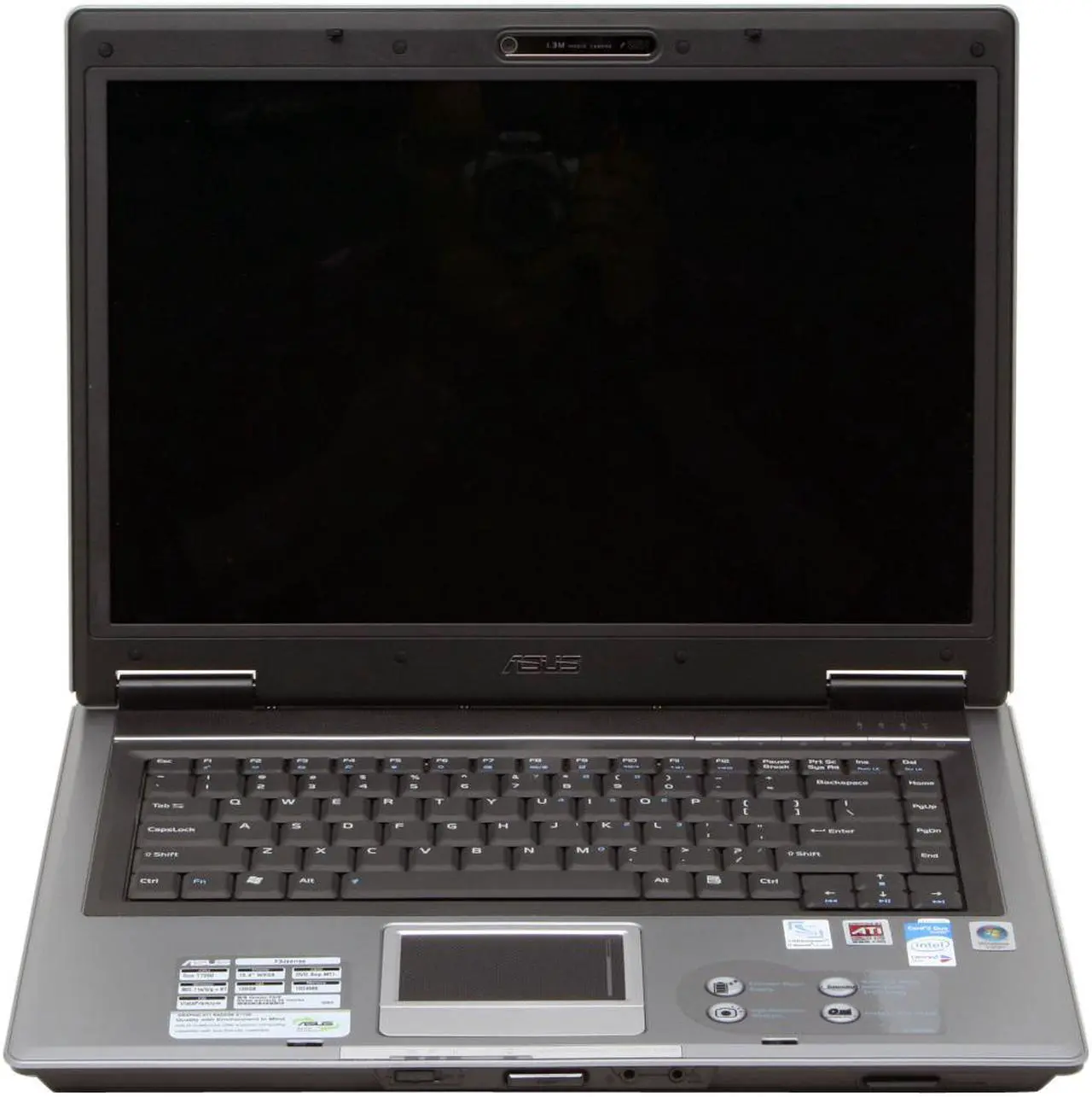 Alt view image 3 of 15 - ASUS Laptop F3 Series Intel Core 2 Duo T7200 1GB Memory 120GB HDD ATI Mobility Radeon X1700 15.4" Windows Vista Home Premium F3JP-AP035C-A