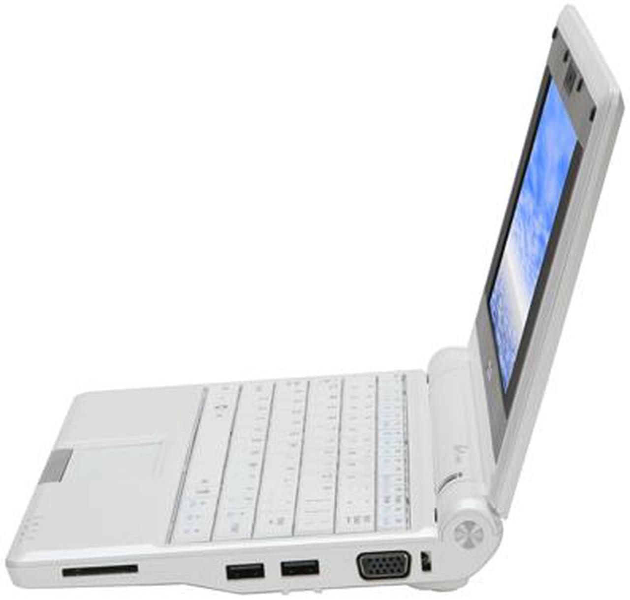 Alt view image 3 of 15 - ASUS Eee PC 4G - Pearl White Intel Celeron M 353 7" 512MB Memory 4GB SSD NetBook