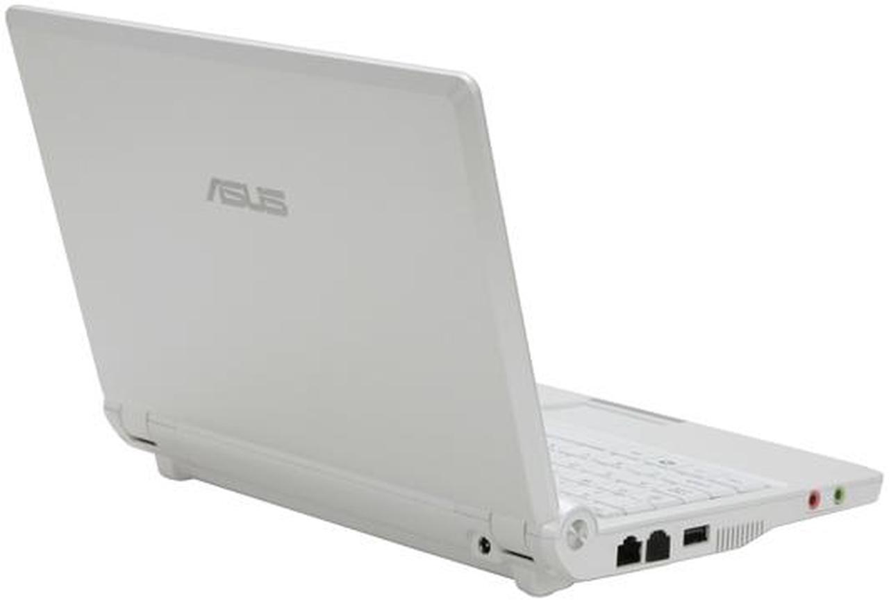 Alt view image 6 of 15 - ASUS Eee PC 4G - Pearl White Intel Celeron M 353 7" 512MB Memory 4GB SSD NetBook