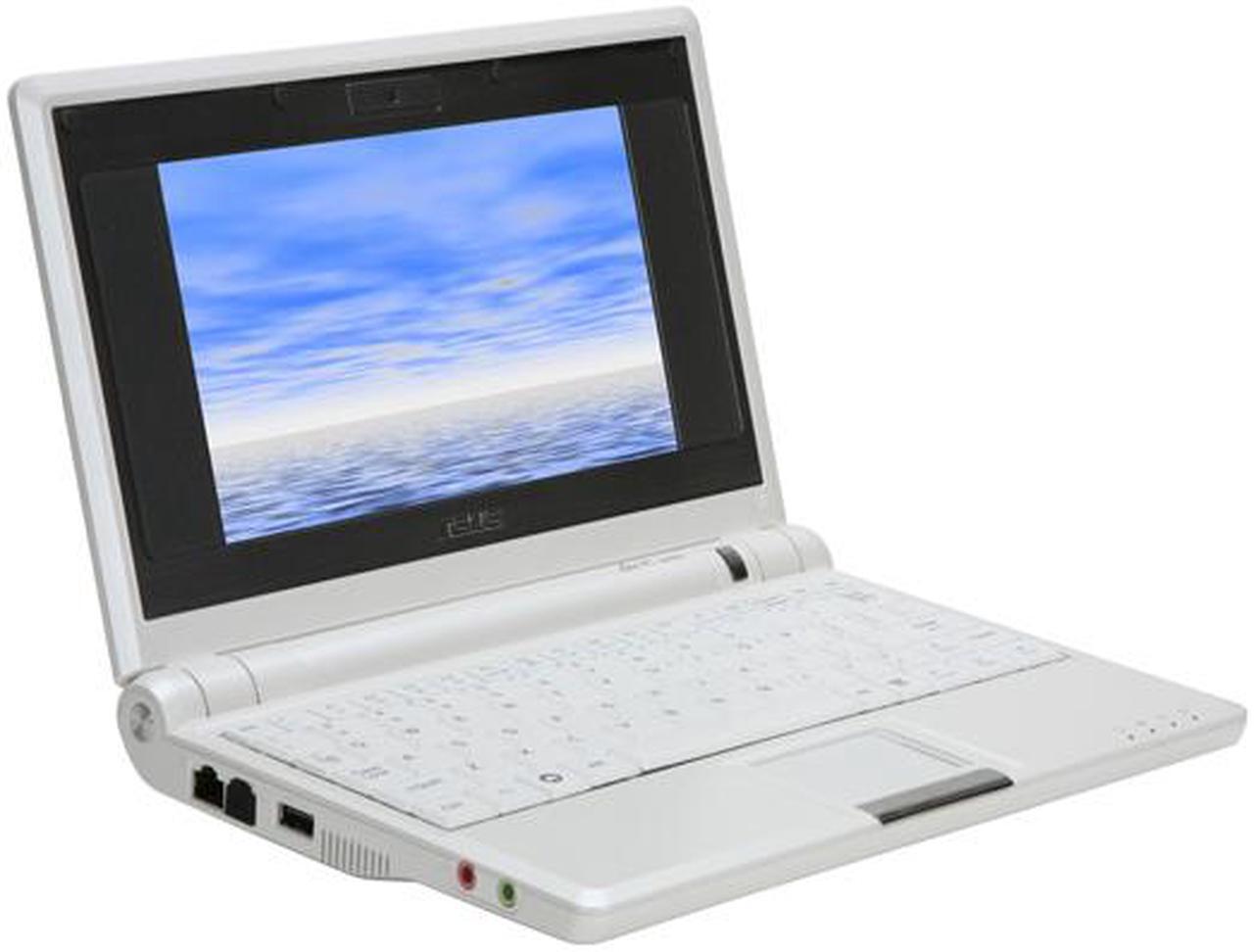 Alt view image 8 of 15 - ASUS Eee PC 4G - Pearl White Intel Celeron M 353 7" 512MB Memory 4GB SSD NetBook