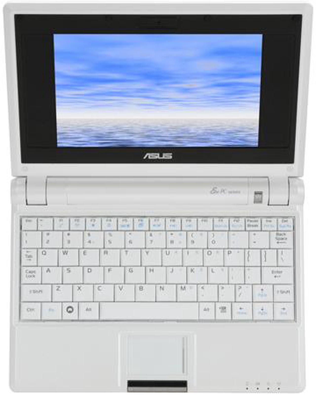 Alt view image 14 of 15 - ASUS Eee PC 4G - Pearl White Intel Celeron M 353 7" 512MB Memory 4GB SSD NetBook