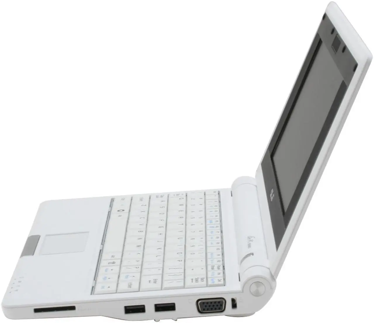 Alt view image 3 of 17 - ASUS Eee PC 4G Surf - Pure White Intel Mobile CPU 7" WVGA 512MB Memory 4GB SSD NetBook