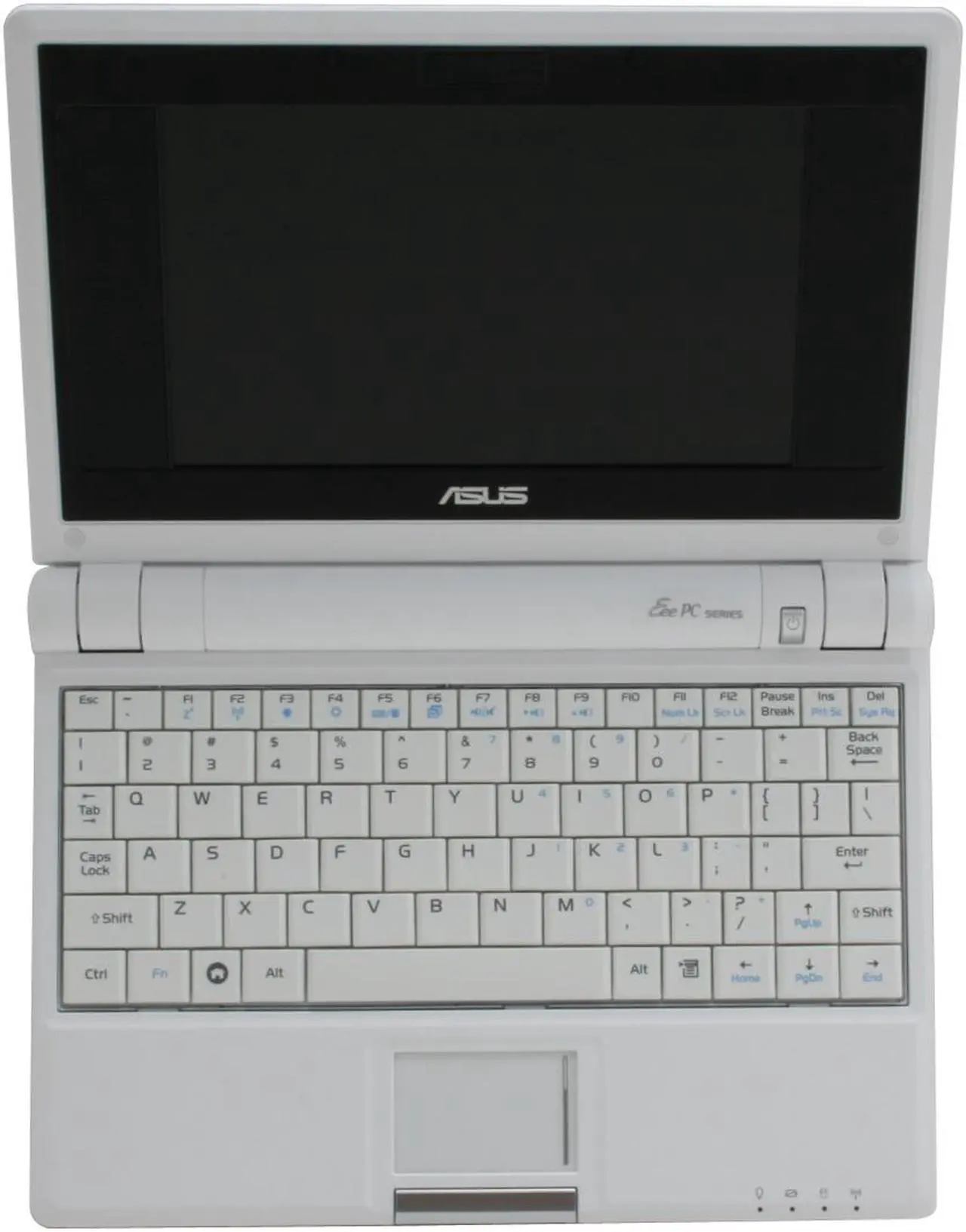 Alt view image 8 of 17 - ASUS Eee PC 4G Surf - Pure White Intel Mobile CPU 7" WVGA 512MB Memory 4GB SSD NetBook