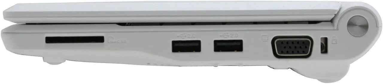 Alt view image 11 of 17 - ASUS Eee PC 4G Surf - Pure White Intel Mobile CPU 7" WVGA 512MB Memory 4GB SSD NetBook
