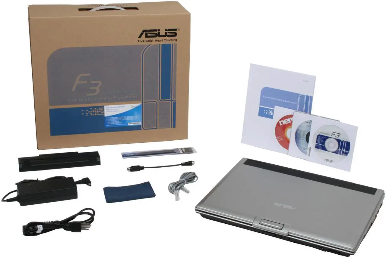 Alt view image 14 of 14 - ASUS Laptop F3 Series AMD Turion 64 X2 TL-60 2GB Memory 200GB HDD ATI Mobility Radeon HD 2600 15.4" Windows Vista Home Premium F3KA-X3