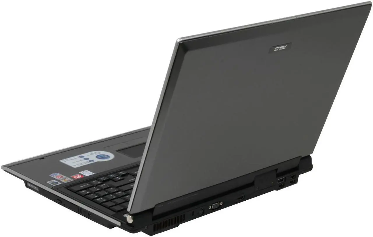 Alt view image 3 of 14 - ASUS Laptop A7 Series AMD Turion 64 X2 TL-58 2GB Memory 160GB HDD ATI Mobility Radeon HD 2600 17.0" Windows Vista Home Premium A7K-X2