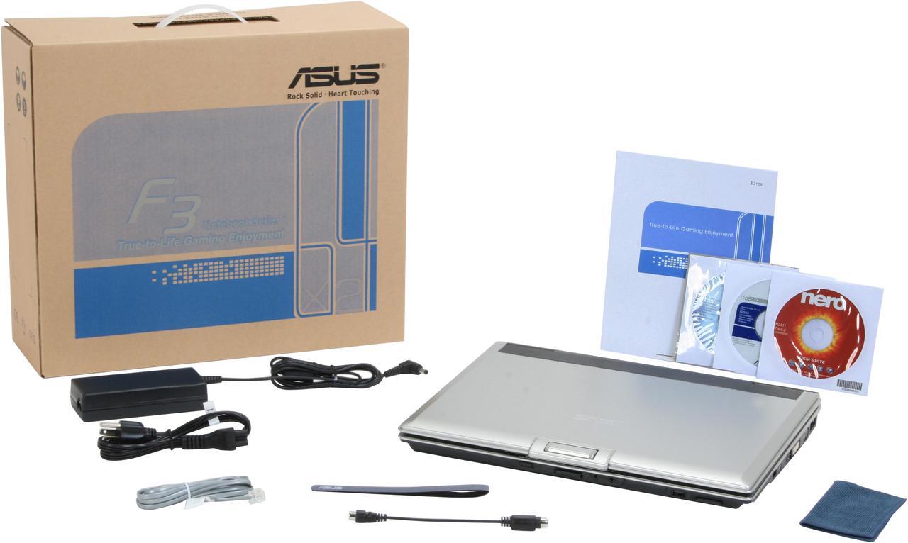 Alt view image 2 of 2 - ASUS Laptop F3 Series AMD Turion 64 X2 TL-60 3GB Memory 250GB HDD ATI Mobility Radeon HD 2600 15.4" Windows Vista Home Premium F3KA-X4