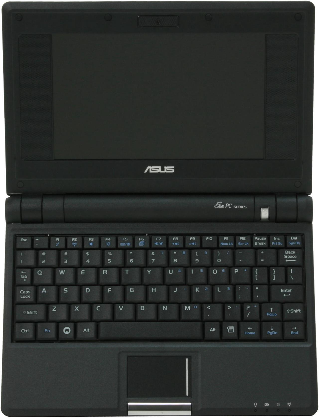 Alt view image 12 of 13 - ASUS Eee PC 8G - Galaxy Black Intel Mobile CPU 7" WVGA 1GB Memory 8GB SSD NetBook