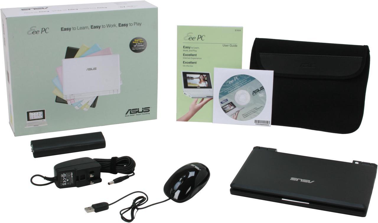 Alt view image 13 of 13 - ASUS Eee PC 8G - Galaxy Black Intel Mobile CPU 7" WVGA 1GB Memory 8GB SSD NetBook