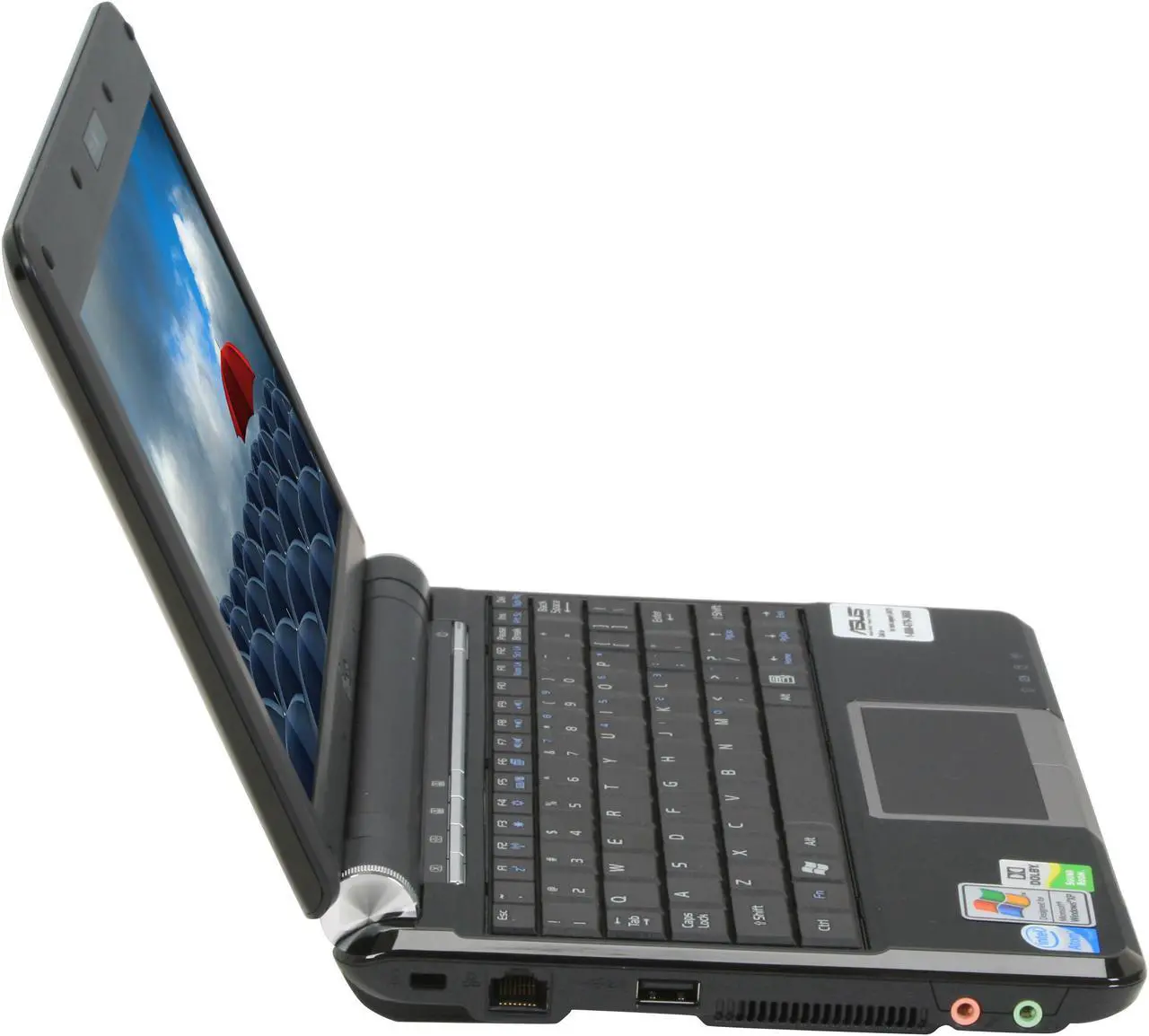 Alt view image 6 of 17 - ASUS Eee PC 901 XP - Galaxy Black NetBook Intel Atom 8.9" Wide SVGA 1GB Memory 12GB SSD Integrated Graphics