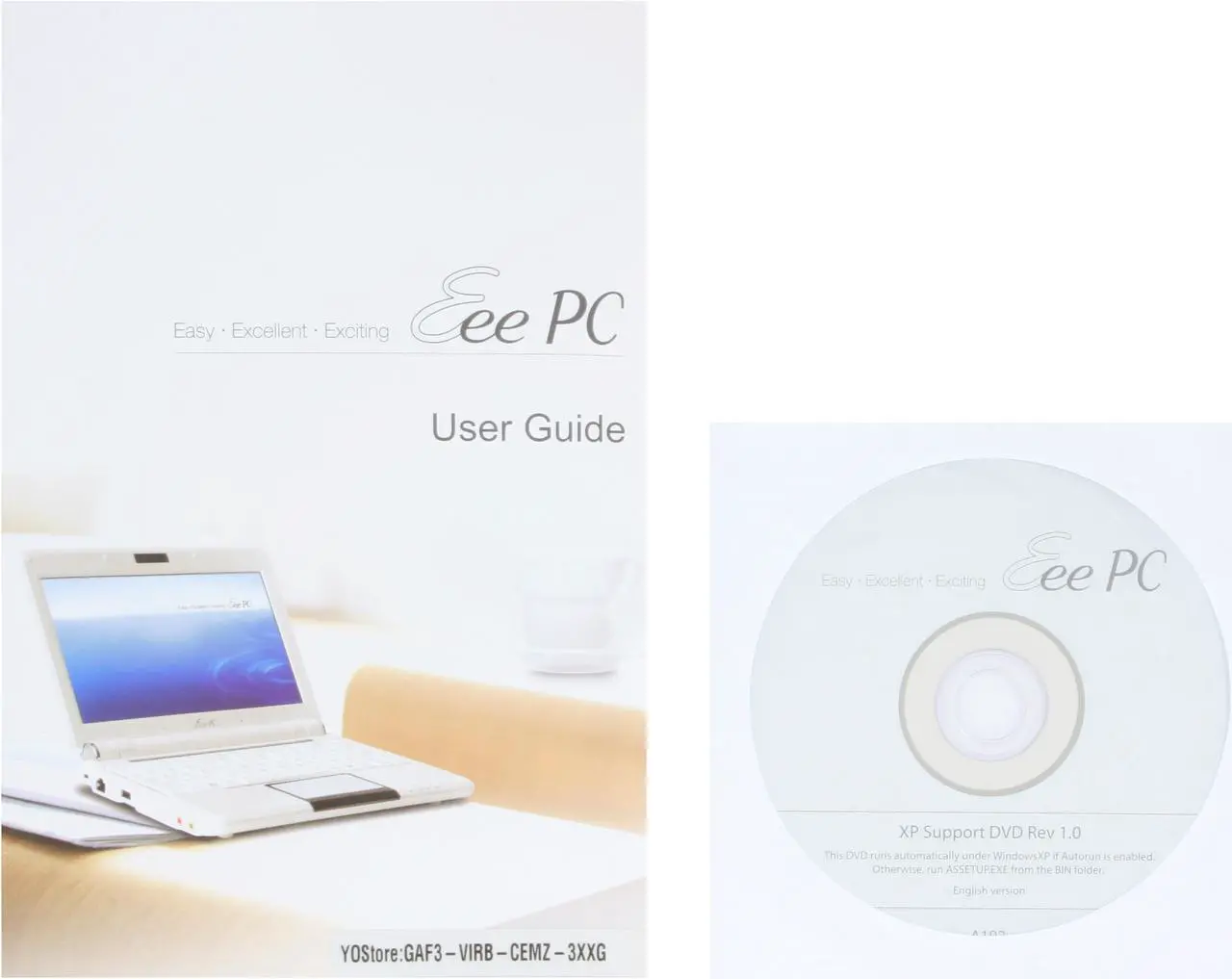 Alt view image 16 of 17 - ASUS Eee PC 901 XP - Galaxy Black NetBook Intel Atom 8.9" Wide SVGA 1GB Memory 12GB SSD Integrated Graphics