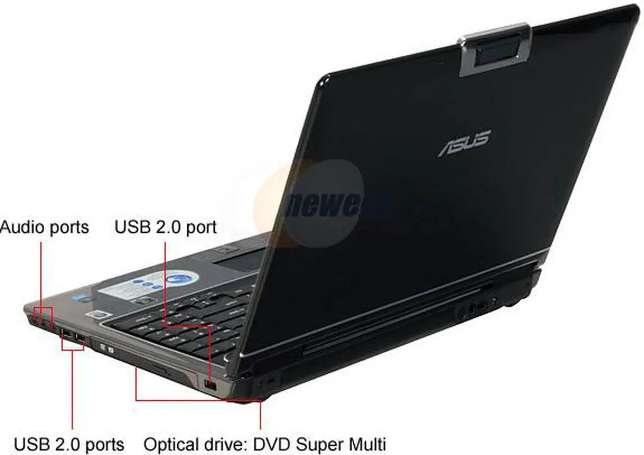 Alt view image 3 of 19 - ASUS Laptop M50 Series Intel Core 2 Duo P8400 4GB Memory 320GB HDD NVIDIA GeForce 9600M GS 15.4" Windows Vista Home Premium M50Vm-A1