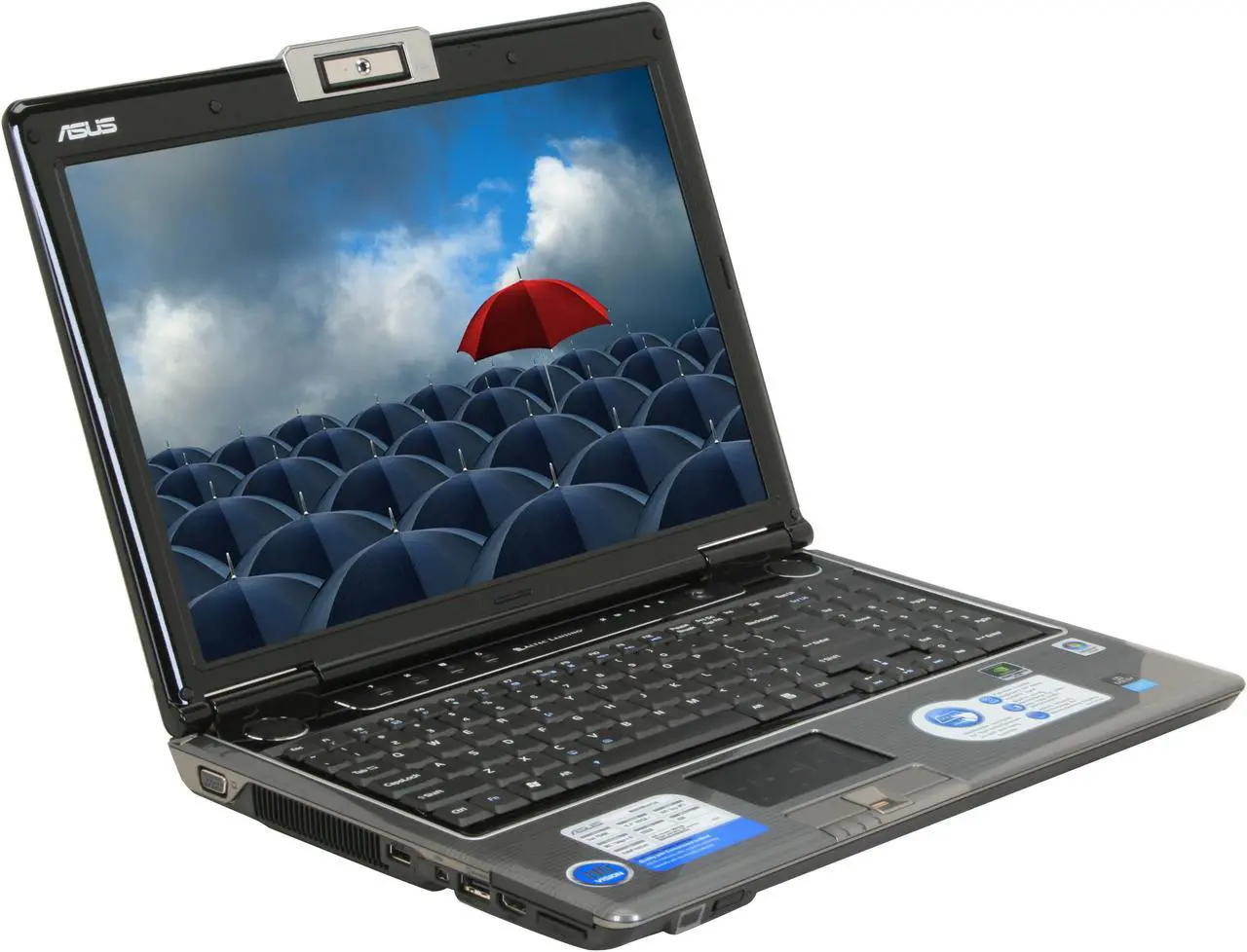 Alt view image 7 of 19 - ASUS Laptop M50 Series Intel Core 2 Duo P8400 4GB Memory 320GB HDD NVIDIA GeForce 9600M GS 15.4" Windows Vista Home Premium M50Vm-A1