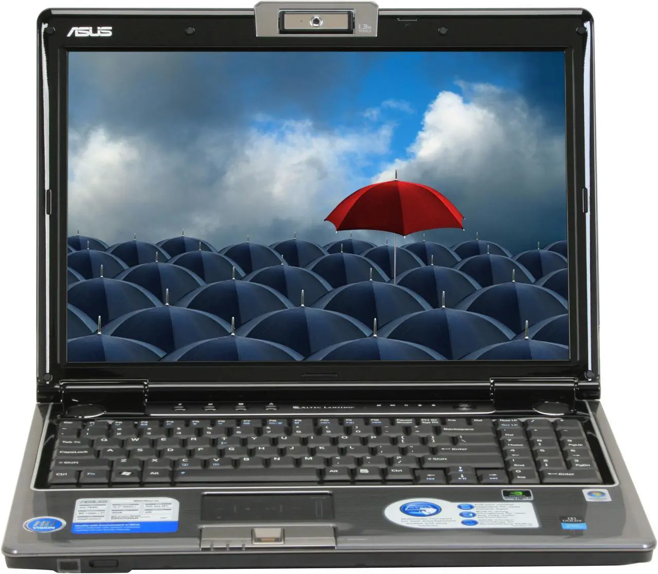 Alt view image 8 of 19 - ASUS Laptop M50 Series Intel Core 2 Duo P8400 4GB Memory 320GB HDD NVIDIA GeForce 9600M GS 15.4" Windows Vista Home Premium M50Vm-A1