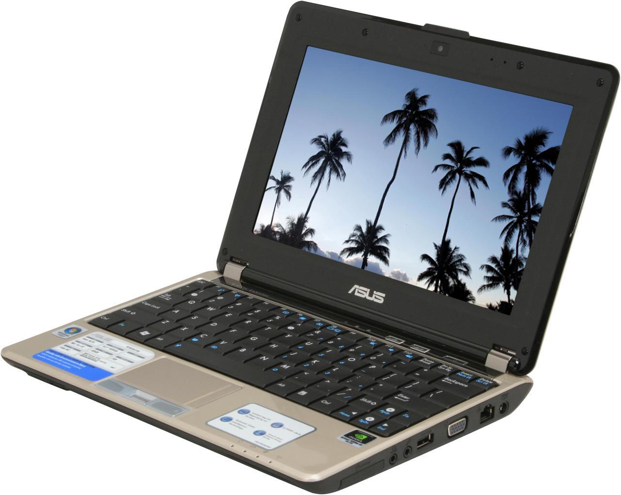 Main image of ASUS Laptop N10 Series Intel Atom N270 2GB Memory 320GB HDD NVIDIA GeForce 9300M GS 10.2" Windows Vista Business with XP Professional downgrade N10J-A2
