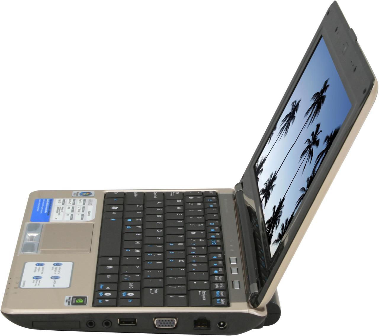 Alt view image 2 of 18 - ASUS Laptop N10 Series Intel Atom N270 2GB Memory 320GB HDD NVIDIA GeForce 9300M GS 10.2" Windows Vista Business with XP Professional downgrade N10J-A2