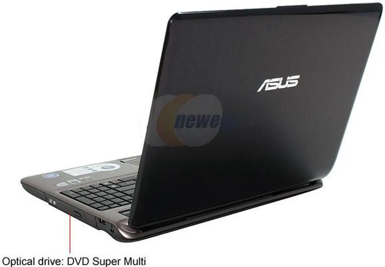 Alt view image 3 of 20 - ASUS Laptop Intel Core 2 Duo T5800 4GB Memory 250GB HDD NVIDIA GeForce 9650M GT 15.4" Windows Vista Home Premium N50Vn-A1B