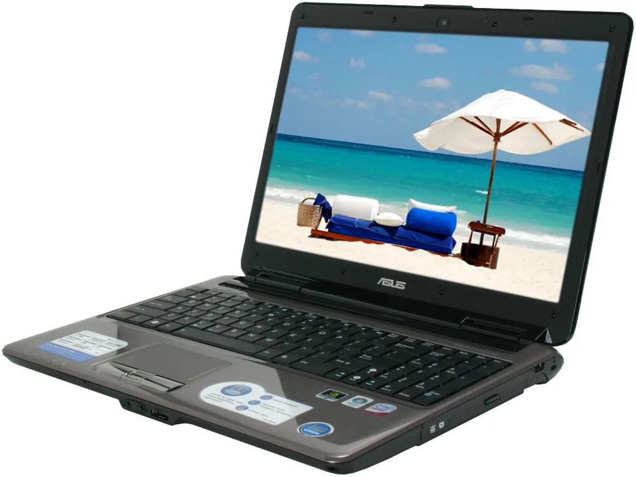 Main image of ASUS Laptop Intel Core 2 Duo T5800 4GB Memory 250GB HDD NVIDIA GeForce 9650M GT 15.4" Windows Vista Home Premium N50Vn-A1B