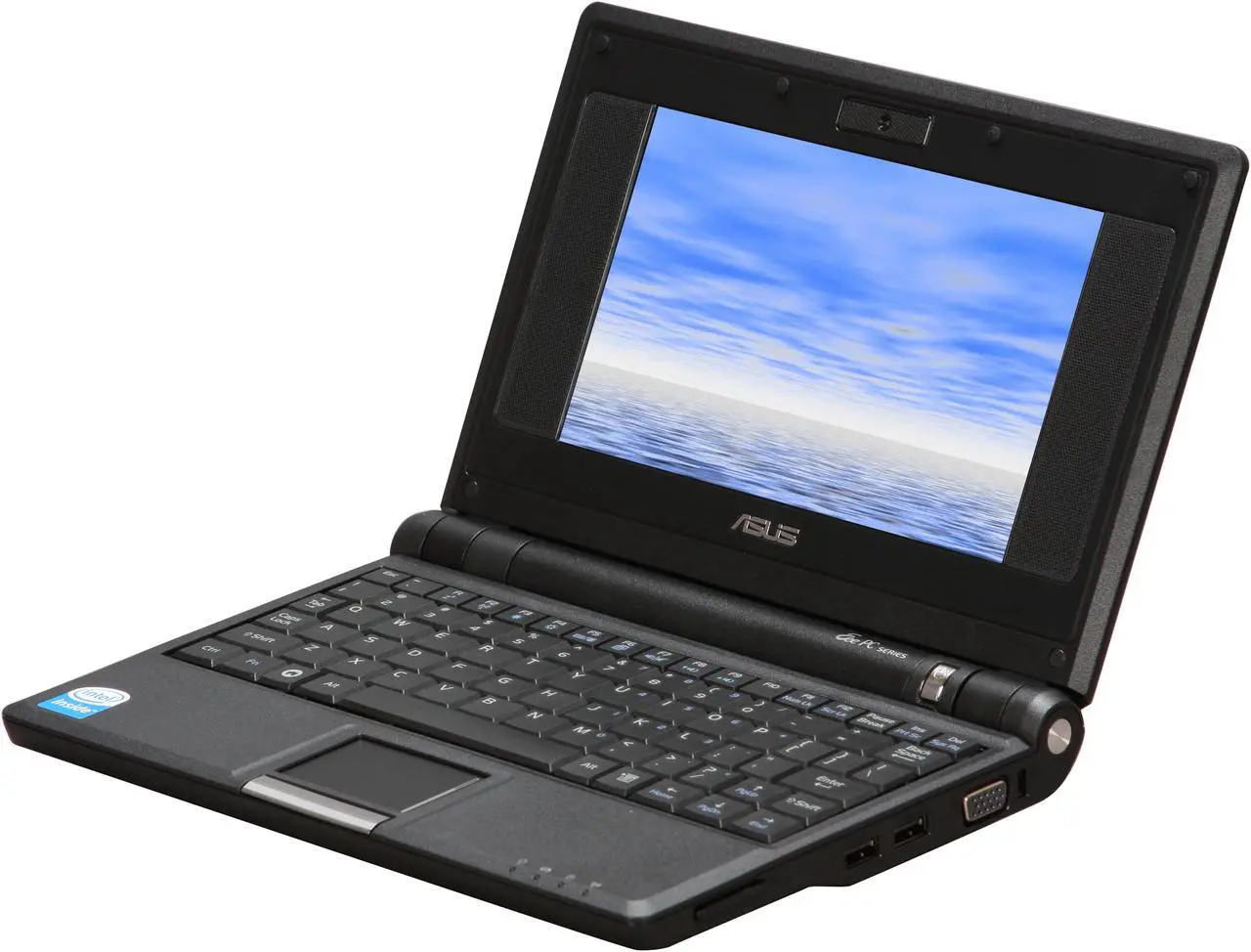 Main image of ASUS Eee PC EeePC4G-BK029 Black Intel Mobile CPU 7" WVGA 512MB Memory 4GB SSD Netbook