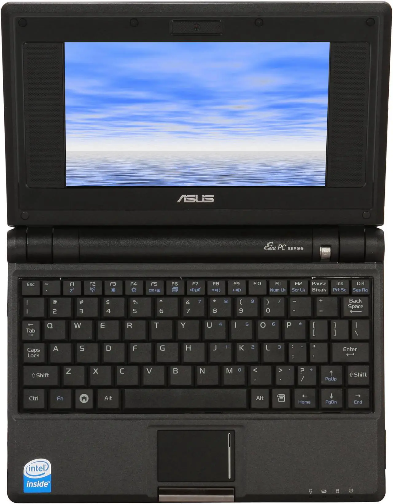 Alt view image 7 of 12 - ASUS Eee PC EeePC4G-BK029 Black Intel Mobile CPU 7" WVGA 512MB Memory 4GB SSD Netbook