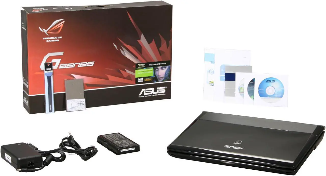 Alt view image 8 of 8 - ASUS Laptop G Series Intel Core 2 Quad Q9000 6GB Memory 640GB HDD NVIDIA GeForce GTX 260M 17.3" Windows 7 Home Premium 64-bit G72Gx-X1