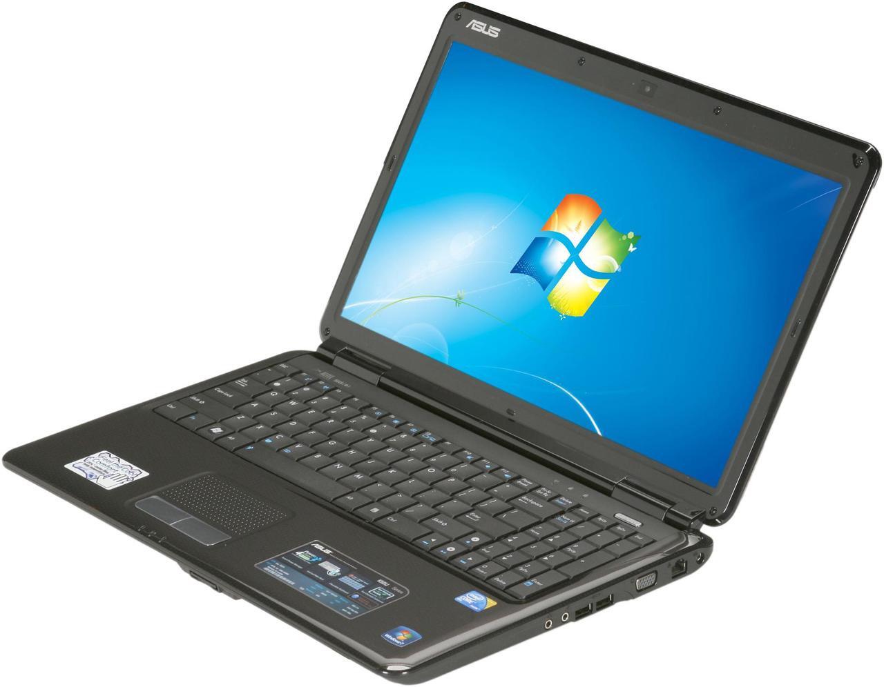Main image of ASUS Laptop K50 Series Intel Core 2 Duo T6570 3GB Memory 250GB HDD Intel GMA 4500M 15.6" Windows 7 Professional 64-bit + XP Pro downgrade CD K50IJ-G1B
