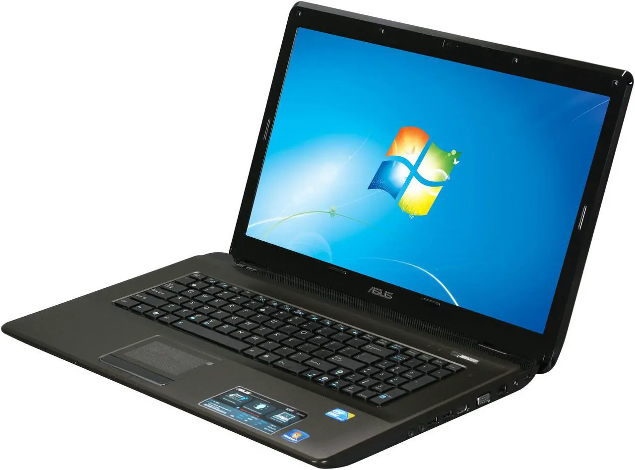 Main image of ASUS Laptop K72 Series Intel Core i3-350M 4GB Memory 500GB HDD Intel HD Graphics 17.3" Windows 7 Home Premium 64-bit K72F-A1
