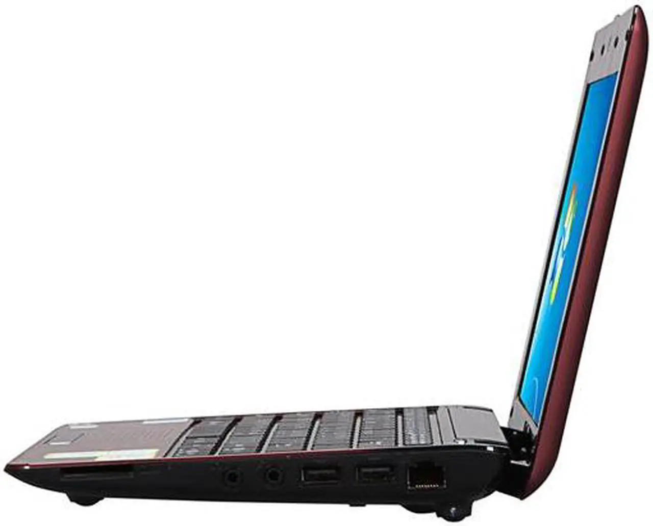 Alt view image 2 of 7 - ASUS Eee PC 1005PEB-RRED01S-FR Red Intel Atom N450(1.66 GHz) 10.1" 1GB DDR2 Memory 250GB HDD Netbook