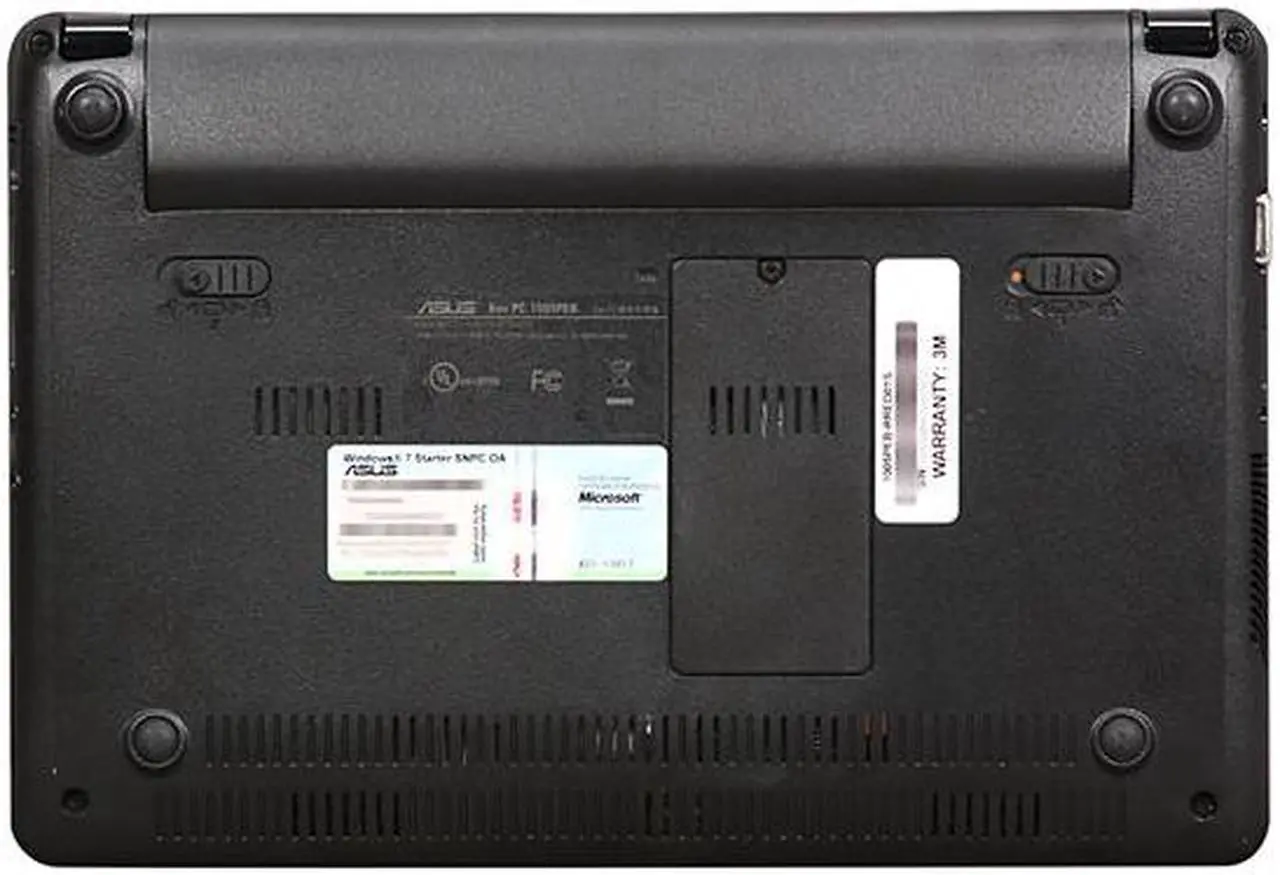 Alt view image 6 of 7 - ASUS Eee PC 1005PEB-RRED01S-FR Red Intel Atom N450(1.66 GHz) 10.1" 1GB DDR2 Memory 250GB HDD Netbook