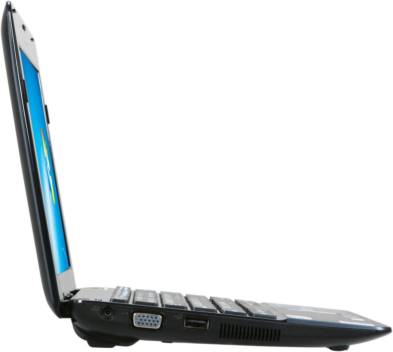 Alt view image 4 of 8 - ASUS Eee PC 1015PED-PU17-BK Black Intel Atom N475(1.83 GHz) 10.1" WSVGA 1GB Memory 250GB HDD Netbook