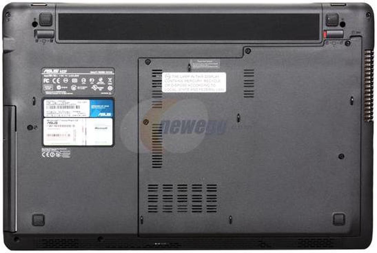 Alt view image 7 of 8 - ASUS Laptop A52 Series Intel Core i3-350M 4GB Memory 320GB HDD Intel HD Graphics 15.6" Windows 7 Home Premium 64-bit A52F-X3