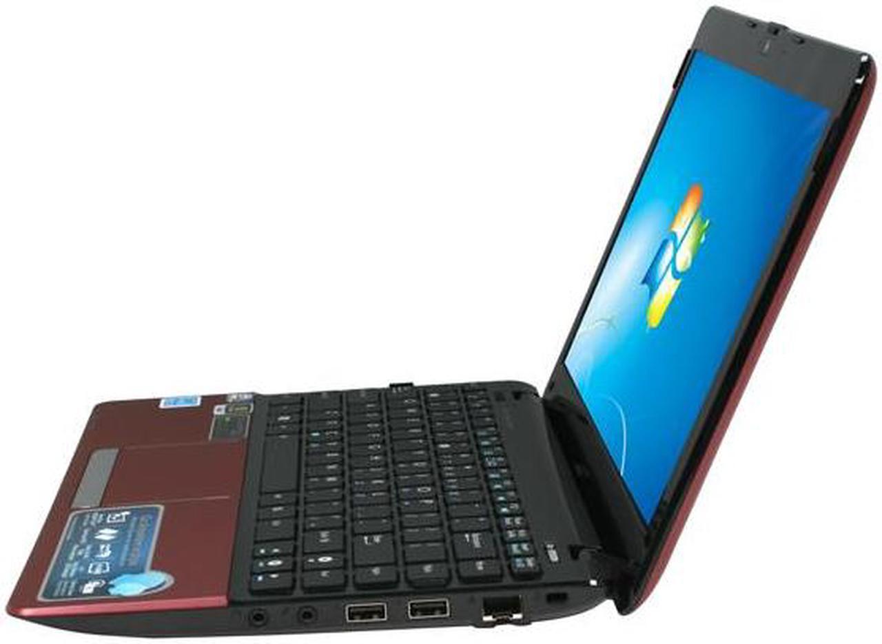 Alt view image 2 of 6 - ASUS Eee PC 1215N-PU17-RD Red Intel Atom D525(1.80GHz) Dual Core 12.1" WXGA 2GB Memory 250GB HDD NetBook