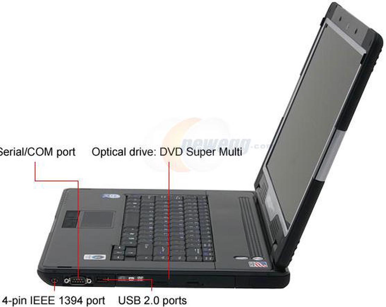 Alt view image 2 of 14 - DURABOOK Laptop Intel Core 2 Duo T7250 2GB Memory 120GB HDD Intel GMA X3100 15.4" Windows Vista Business D15RS