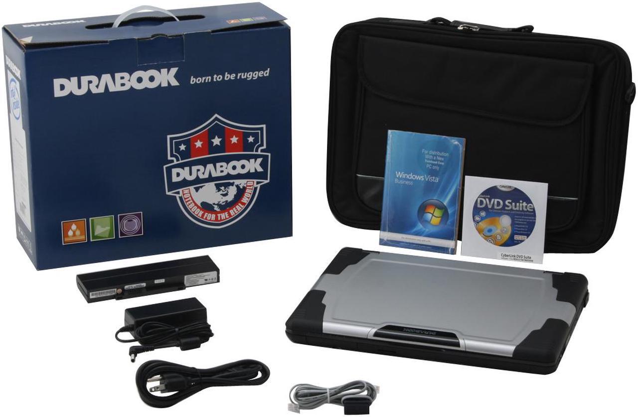 Alt view image 14 of 14 - DURABOOK Laptop Intel Core 2 Duo T7250 2GB Memory 120GB HDD Intel GMA X3100 15.4" Windows Vista Business D15RS
