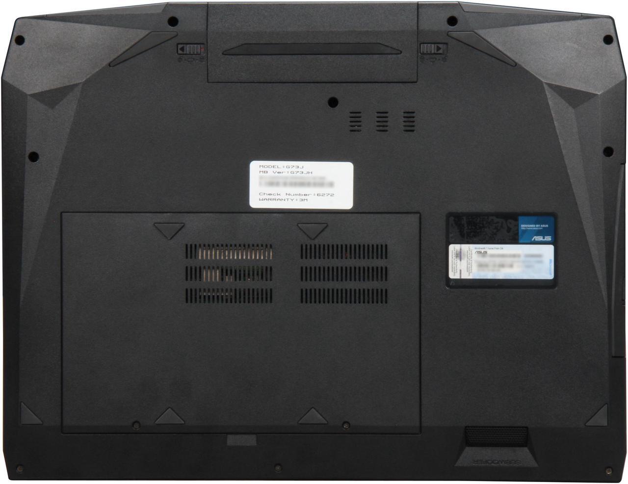 Alt view image 7 of 8 - ASUS Laptop G73 Gaming Series Intel Core i7-740QM 6GB Memory 640GB HDD ATI Mobility Radeon HD 5870 17.3" Windows 7 Home Premium 64-bit G73JH-BST7