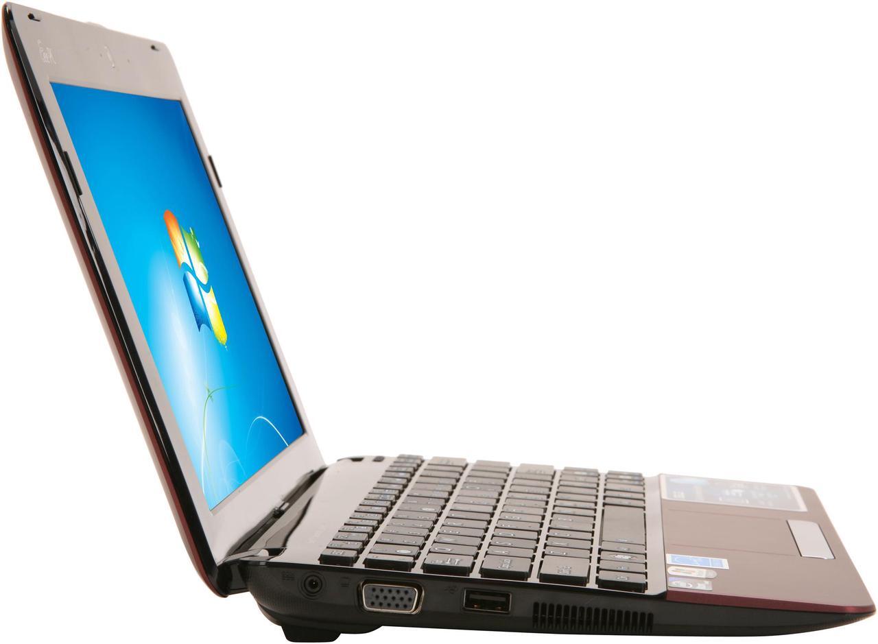 Alt view image 4 of 8 - ASUS Eee PC 1015PX-MU17-RD Red Intel Atom N570(1.66GHz) Dual Core 10.1" WSVGA 1GB Memory 250GB HDD Netbook