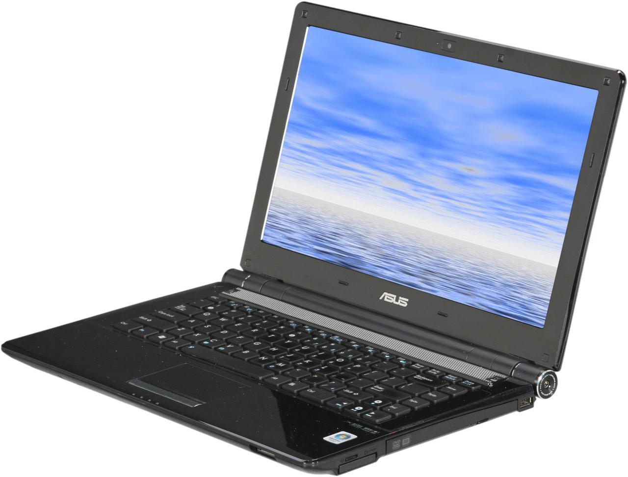 Main image of ASUS Laptop Intel Core 2 Duo T6500 4GB Memory 320GB HDD Intel GMA 4500MHD 14.0" Windows Vista Home Premium U81A-RX05