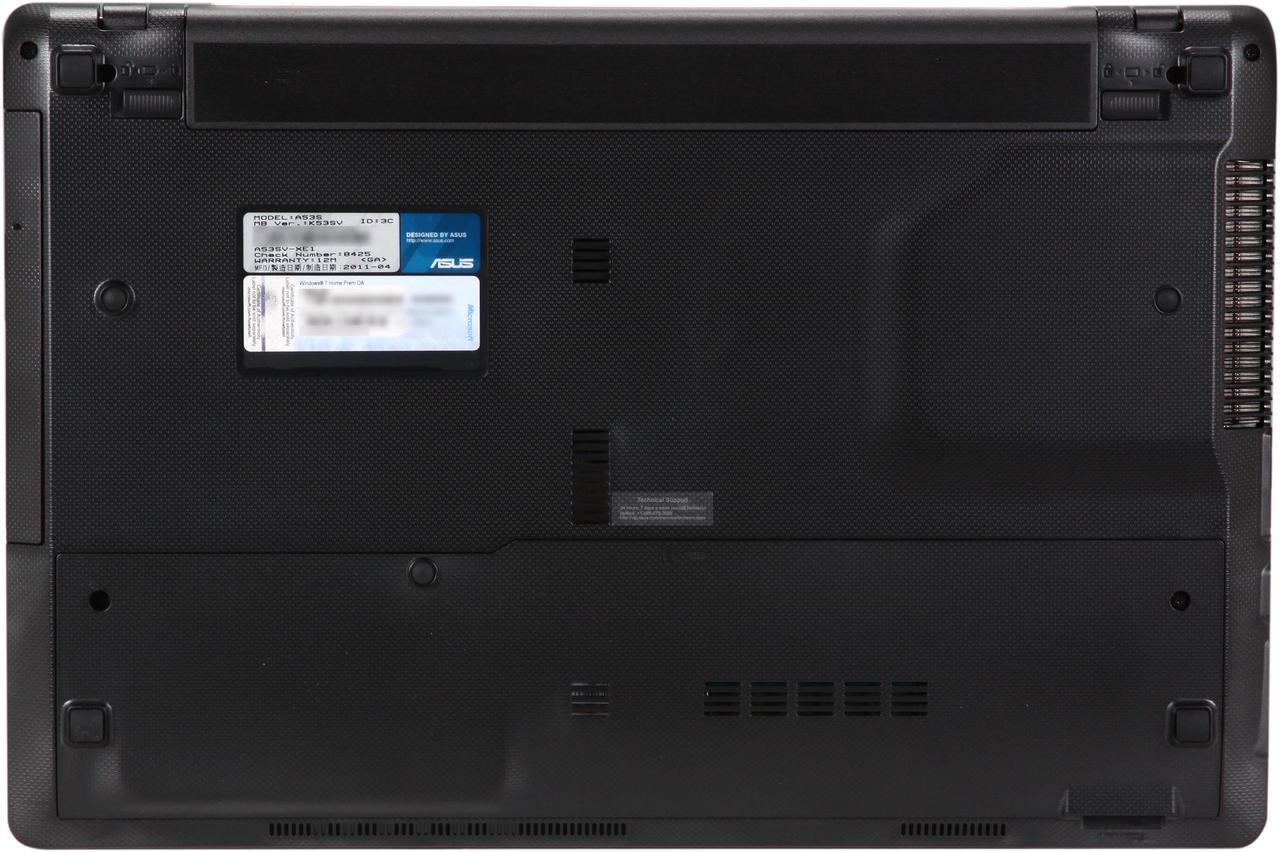 Alt view image 7 of 8 - ASUS Laptop A53 Series Intel Core i7-2630QM 6GB Memory 640GB HDD AMD Radeon HD 6370M 15.6" Windows 7 Home Premium 64-bit A53SV-XE1