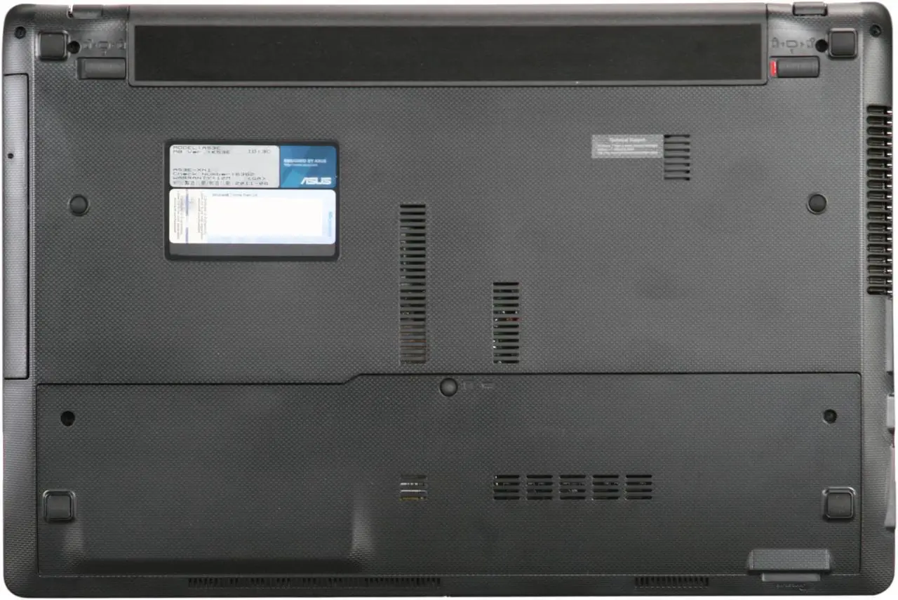 Alt view image 7 of 8 - ASUS Laptop A53 Series Intel Pentium B940 4GB Memory 320GB HDD Intel HD Graphics 15.6" Windows 7 Home Premium 64-bit A53E-XN1