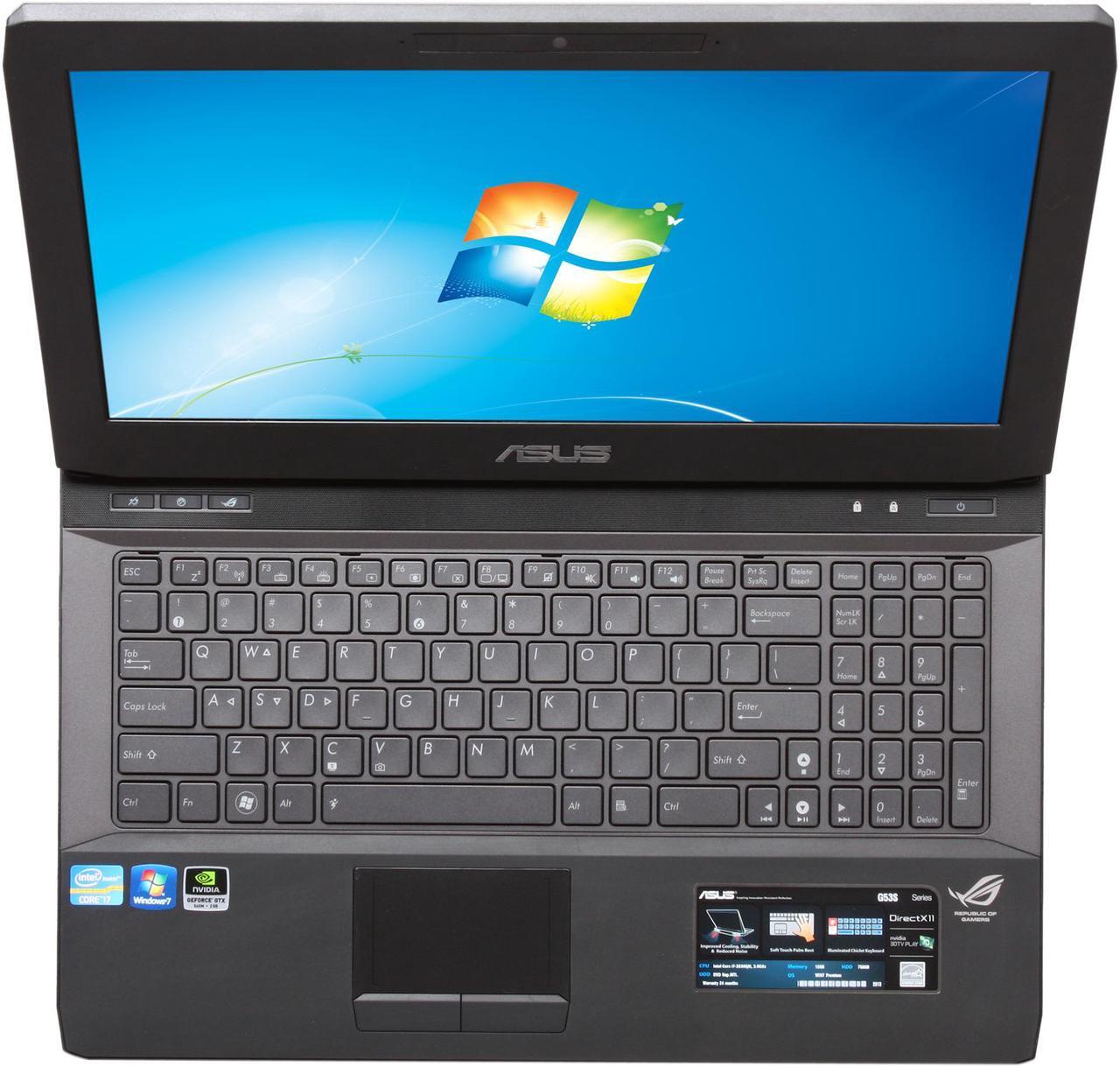 Alt view image 6 of 8 - ASUS Laptop G53 Series Intel Core i7-2630QM 12GB Memory 750GB HDD NVIDIA GeForce GTX 560M 15.6" Windows 7 Home Premium 64-bit G53SX-A1