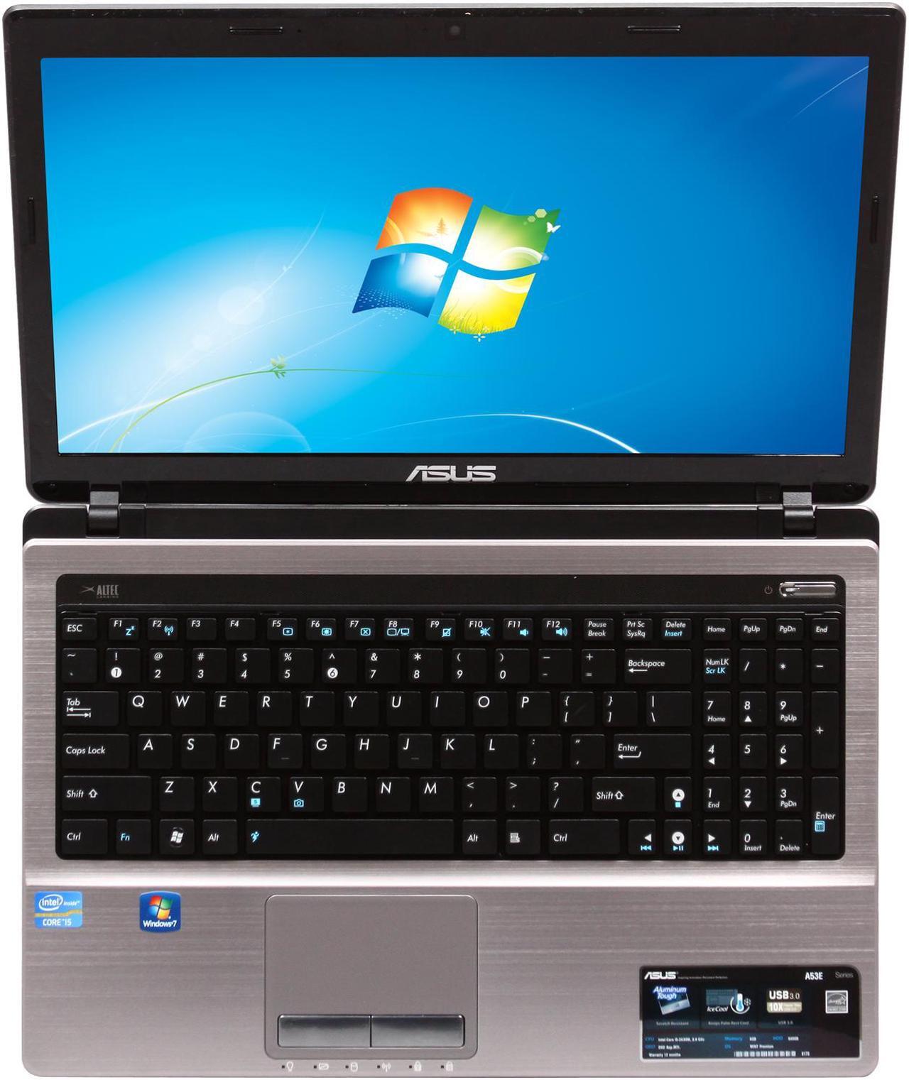 Alt view image 6 of 8 - ASUS Laptop Intel Core i5-2430M 6GB Memory 640GB HDD Intel HD Graphics 15.6" Windows 7 Home Premium 64-Bit A53E-NH51