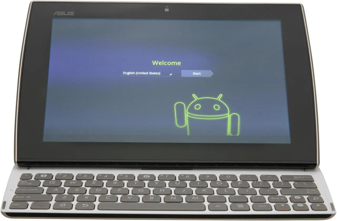 Main image of ASUS Eee Pad Slider SL101-A1-WT 1GB Memory 10.1" 1280 x 800 Tablet PC - White Android 3.2 (Honeycomb)