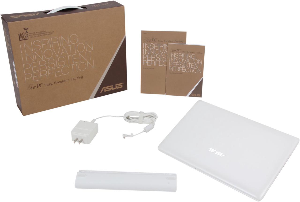 Alt view image 8 of 8 - ASUS Eee PC 1025C-MU17-WT Matte White Intel Atom N2600(1.60 GHz) 10.1" WSVGA 1GB DDR3 Memory 320GB HDD Netbook