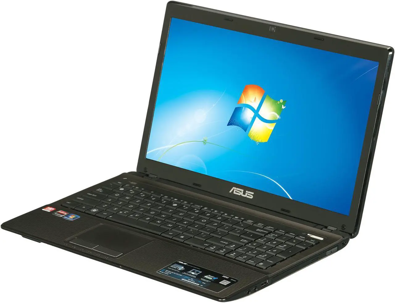 Main image of ASUS Laptop X53 Series AMD C-50 3GB Memory 320GB HDD AMD Radeon HD 6250 15.6" Windows 7 Home Premium 64-Bit X53U-XR1
