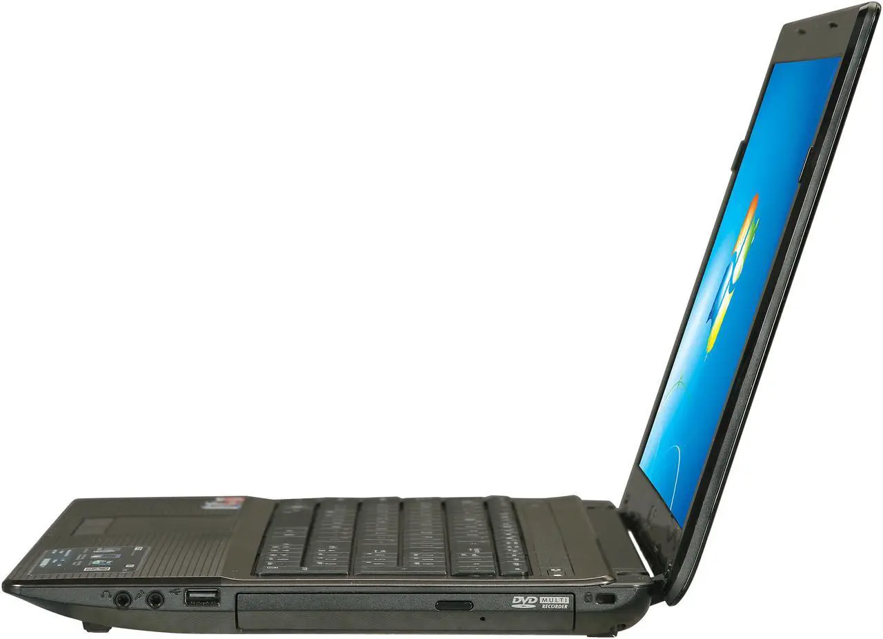 Alt view image 2 of 8 - ASUS Laptop X53 Series AMD C-50 3GB Memory 320GB HDD AMD Radeon HD 6250 15.6" Windows 7 Home Premium 64-Bit X53U-XR1